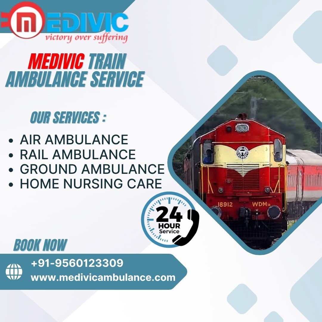 Medivic Train Ambulance Service in Raipur