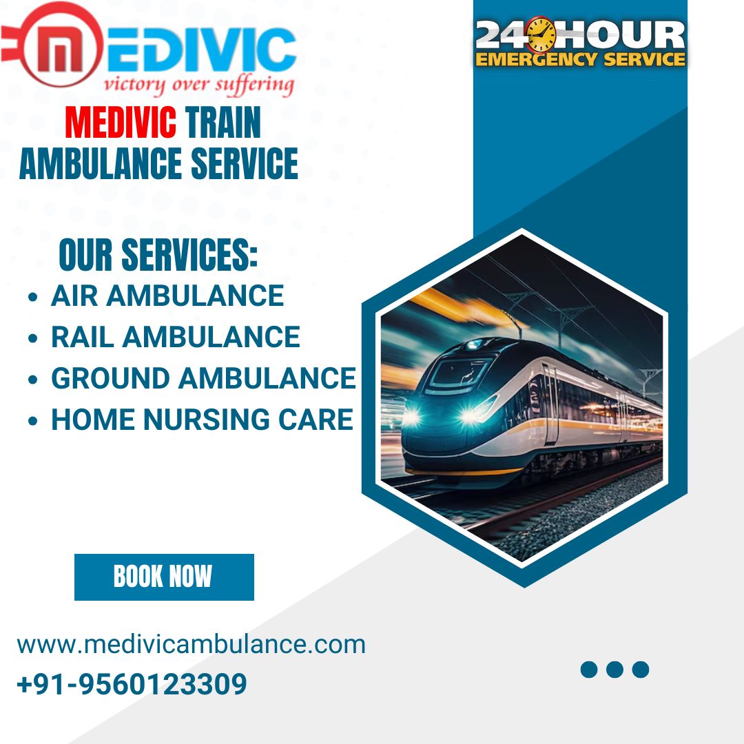 Select Medivic Train Ambulance Service in Allahabad