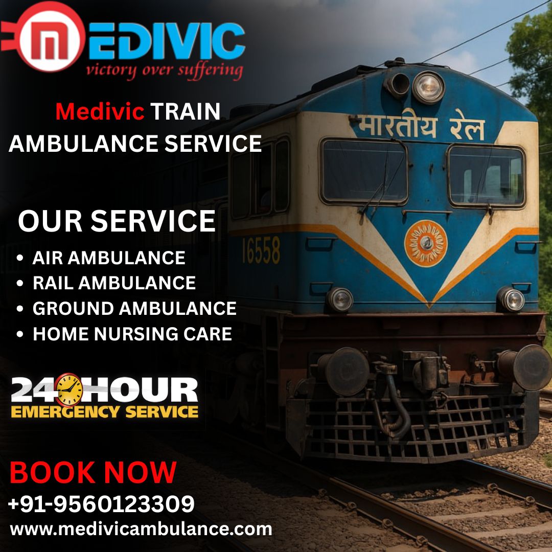 Contact Medivic Train Ambulance Service in Raipur