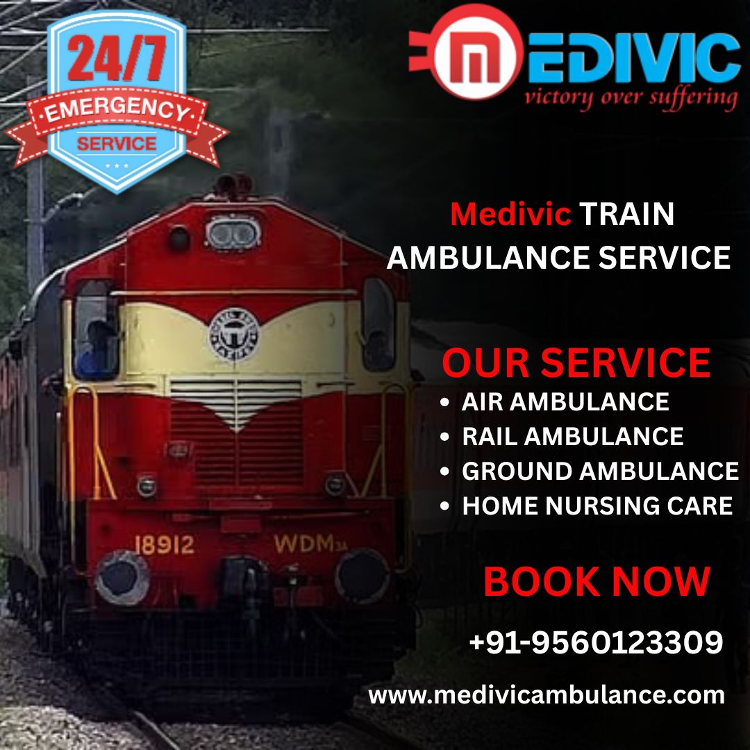 Medivic Train Ambulance Service in Jabalpur