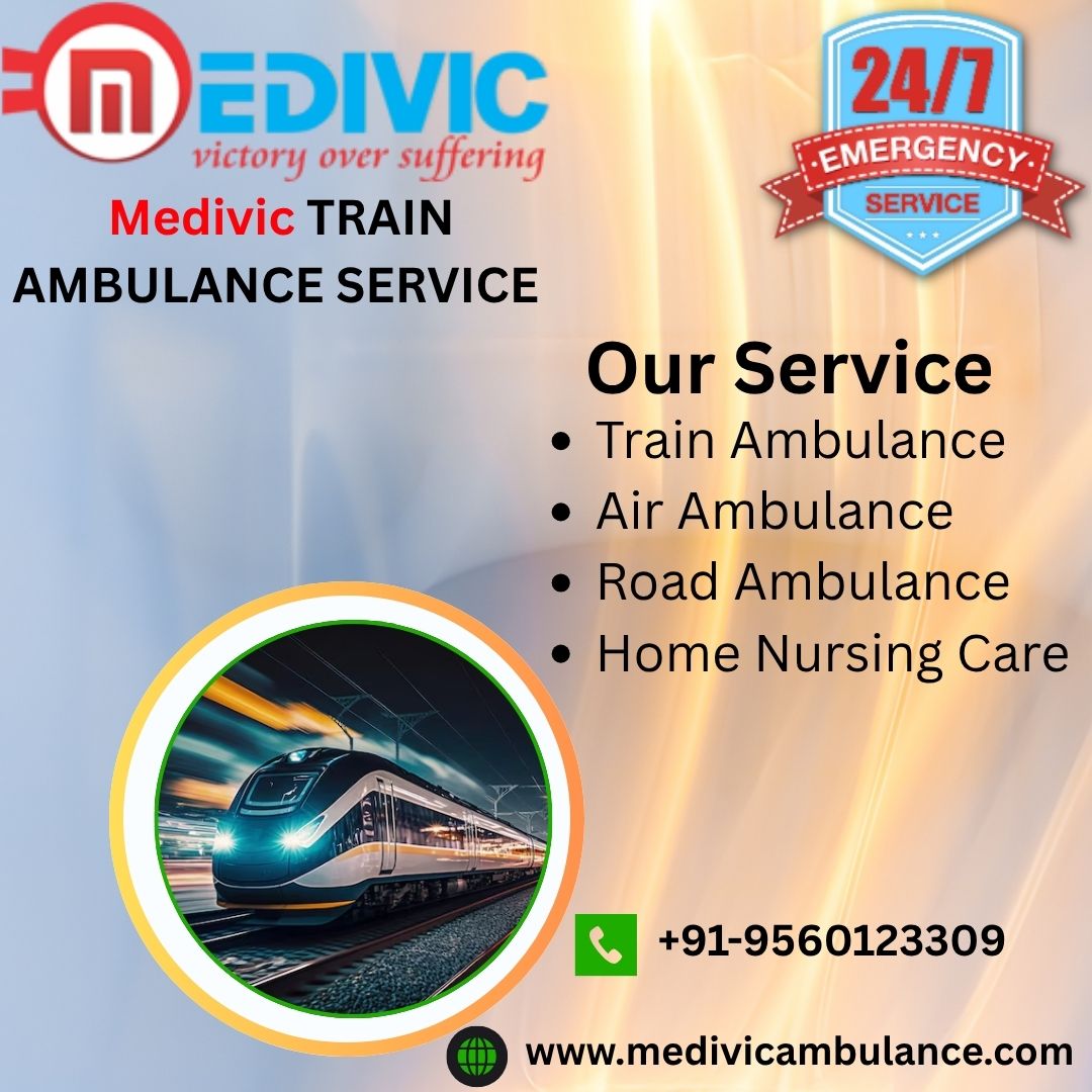 Medivic Train Ambulance Service in Lucknow Always Provide You Best