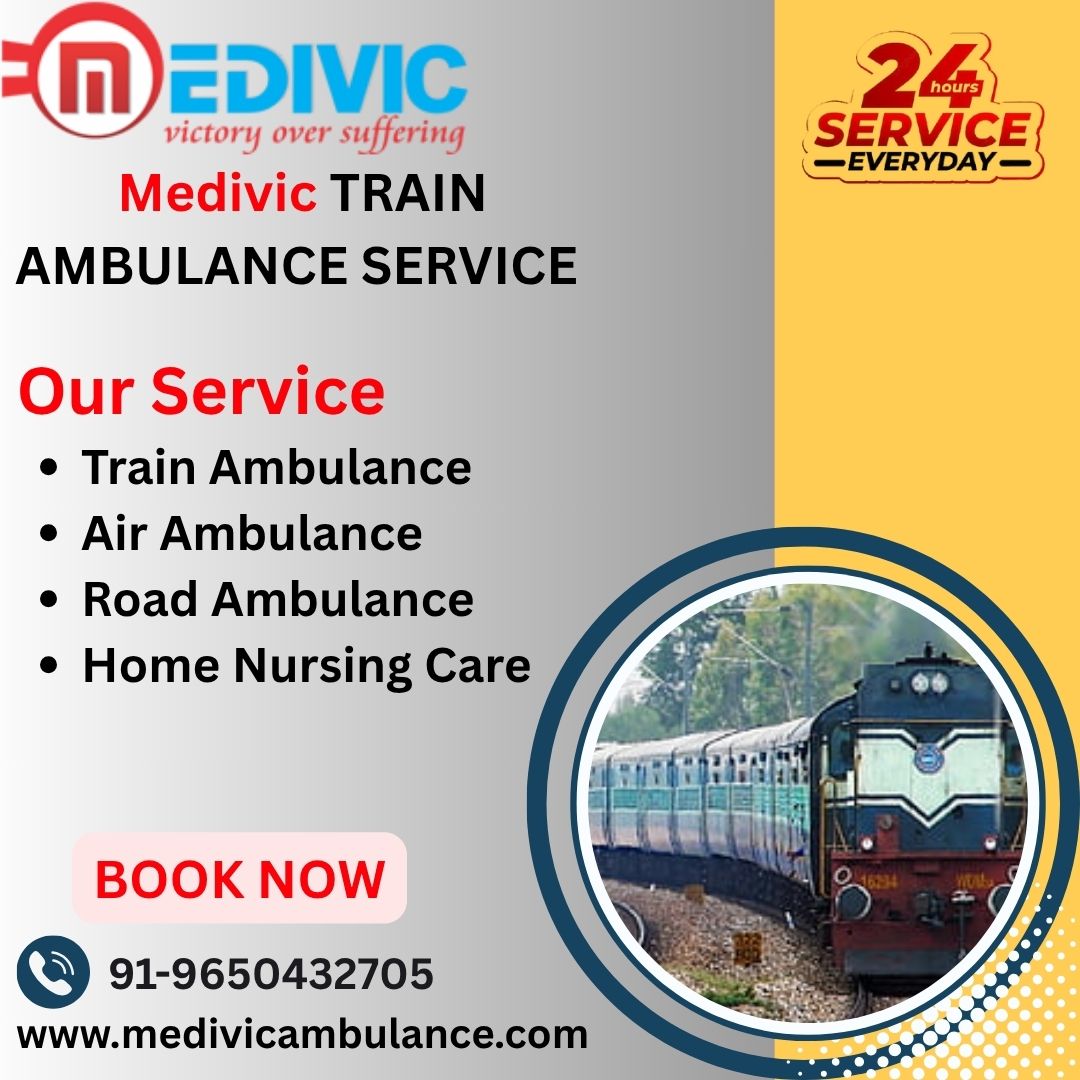 Medivic Train Ambulance Service in Darbhanga Is Continuously Operation