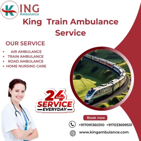 King Train Ambulance service in Lucknow helps to transport patients to