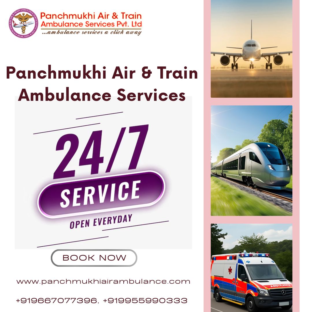 Choose to Travel via Panchmukhi Train Ambulance Services in Patna