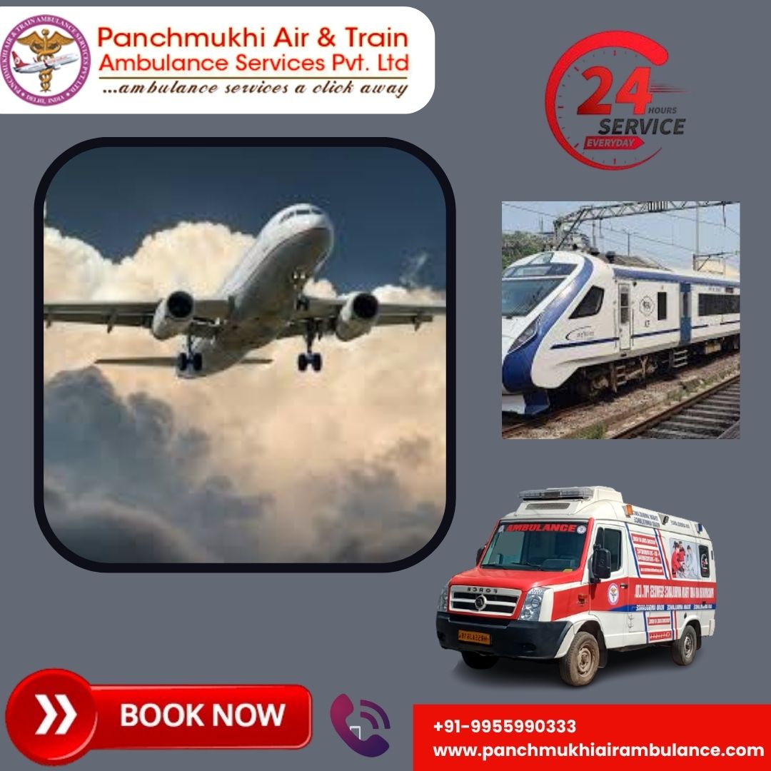 Take Reliable and ICU Care Panchmukhi Air Ambulance Patna