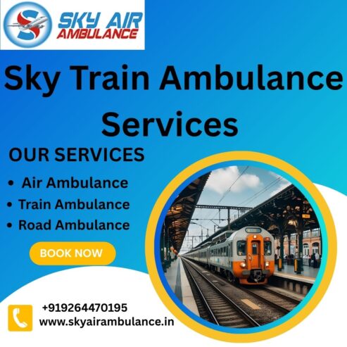 Hire Sky Ambulance Services with High-Tech Medical Arrangements in Guw