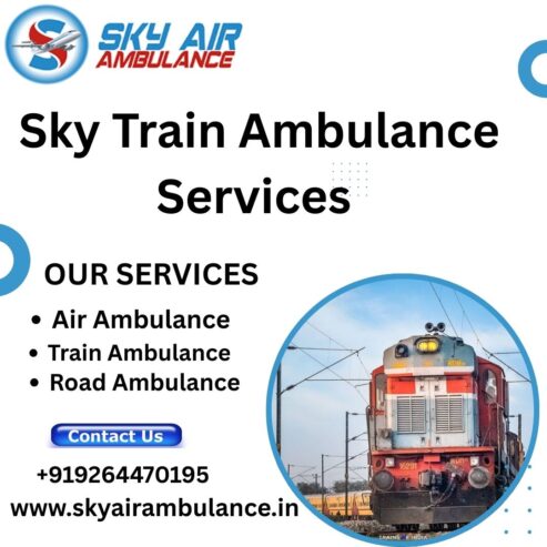Book Train Ambulance Services for Risk-Free Medical Transportation in