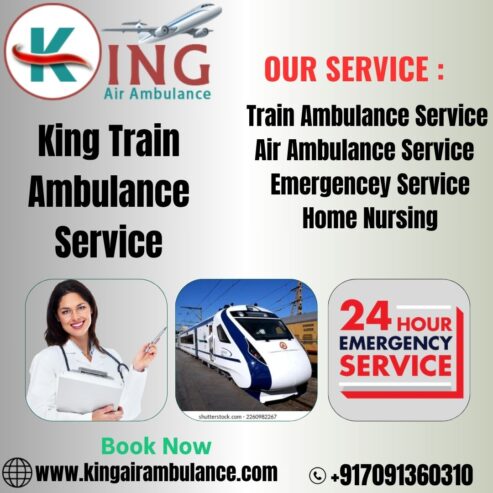 King Train Ambulance in Jabalpur Smooth Transit Arranged for Serious C