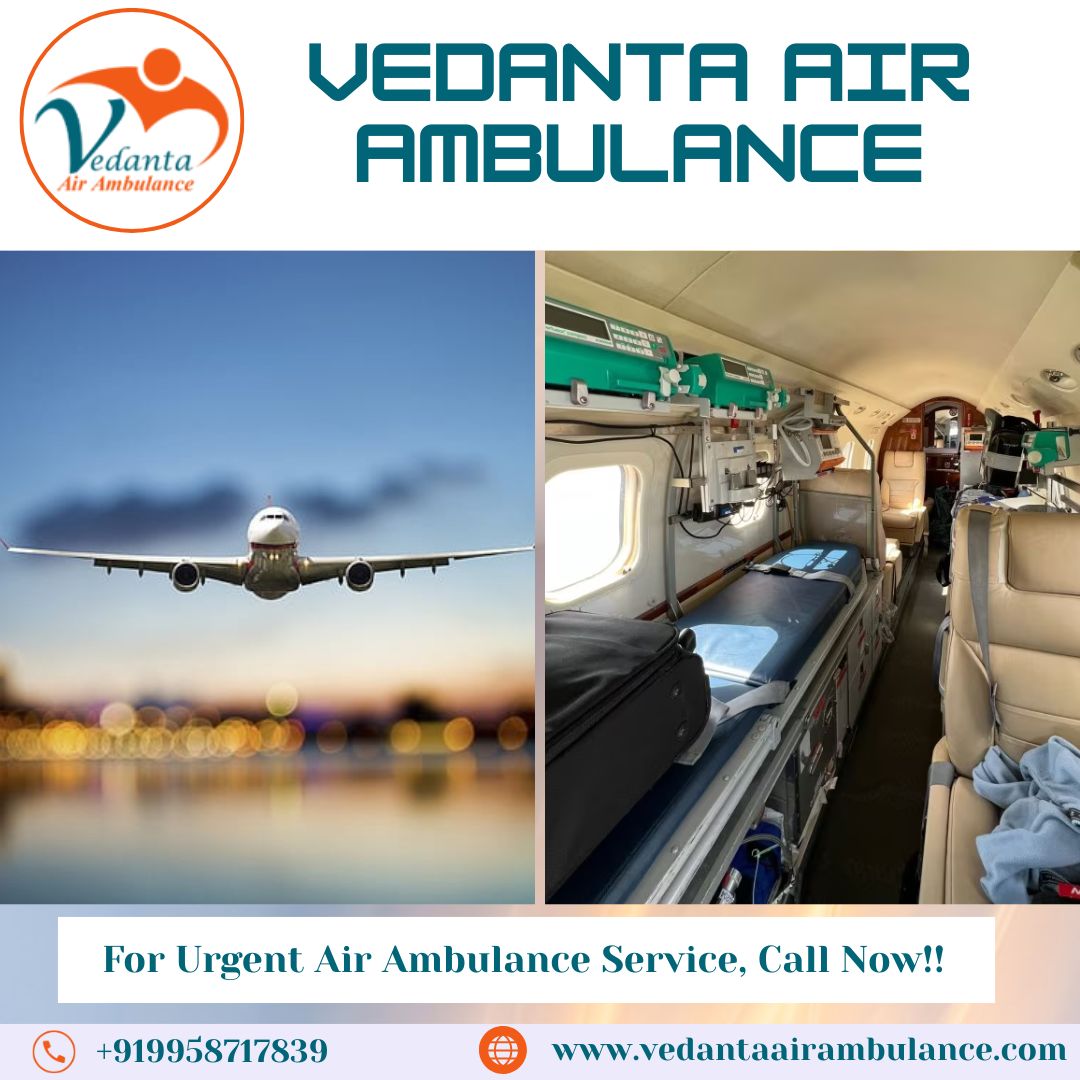 Superior Air Ambulance with Professional Medical Staff from Chennai