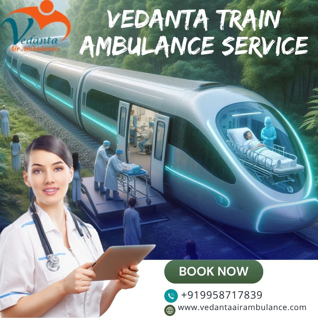 In Kolkata, Vedanta Train Ambulance offers all the required medical