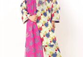 3 Pcs Women’s Unstitched printed suit