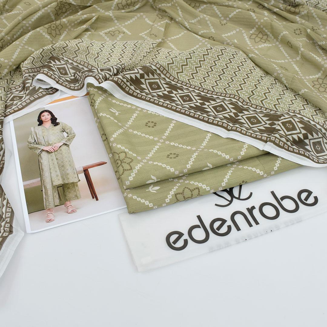 3 Pcs Women’s Unstitched digital print lawn suit