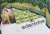 3 Pcs Women’s Unstitched digital print lawn suit