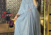 Elegant Chiffon Kaftan Sequins Embroidered | 54 Inches | Standard Size