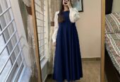 Plain Georgette Maxi Collection Black Blue & Maroon