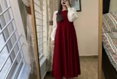 Plain Georgette Maxi Collection Black Blue & Maroon