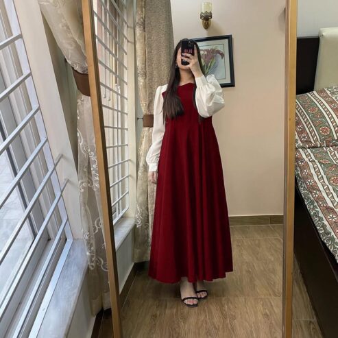 Plain Georgette Maxi Collection Black Blue & Maroon