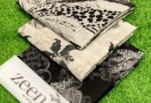 3 pcs woman’s Unstitched printed lawn suit