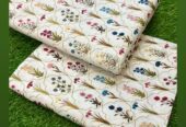 2 Pcs woman’s Unstitched Khaddar printed suit