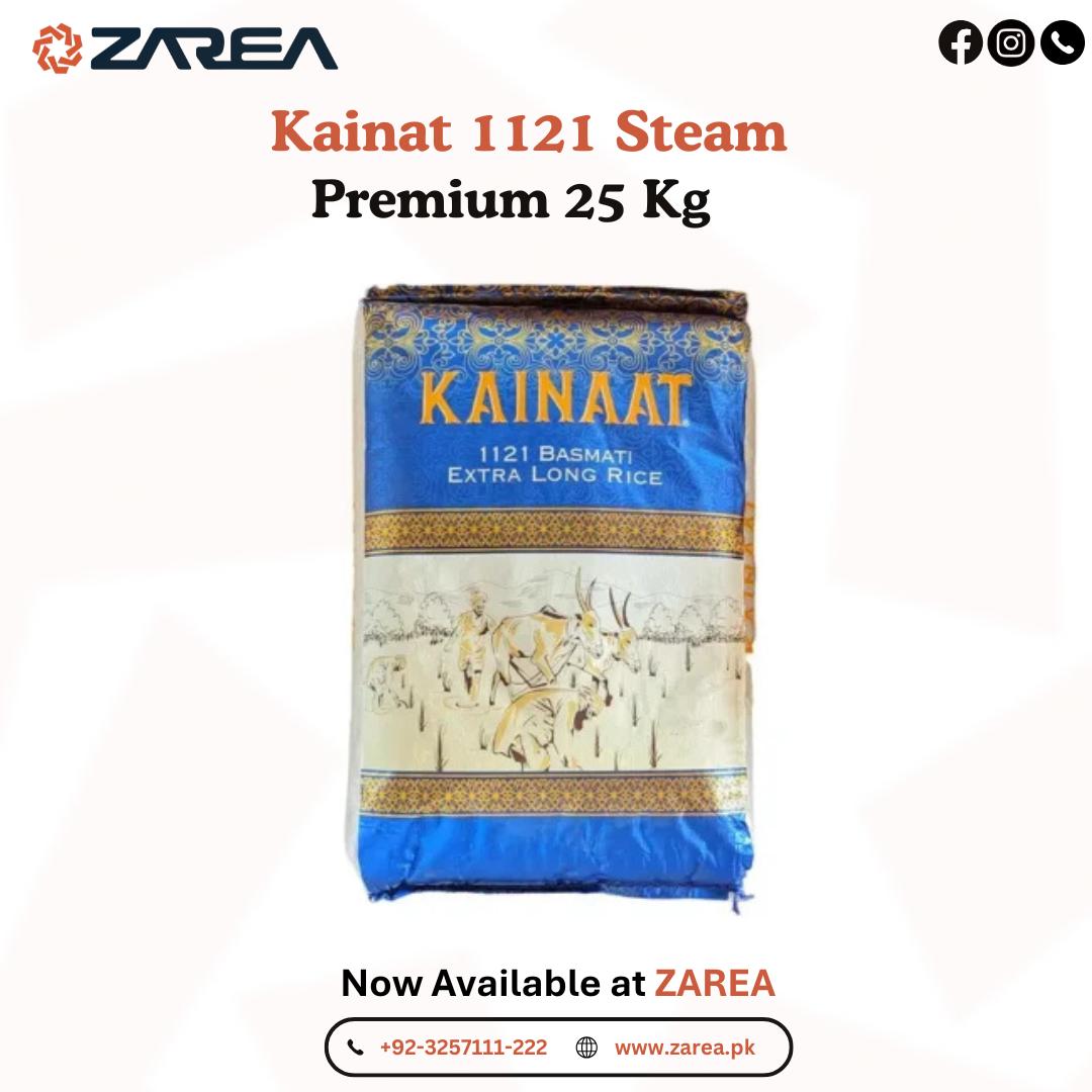 Kainat 1121 Steam Rice 25 KG | ZAREA