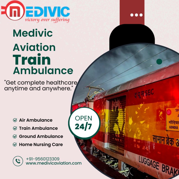 Medivic Aviation Train Ambulance Services in Raigarh