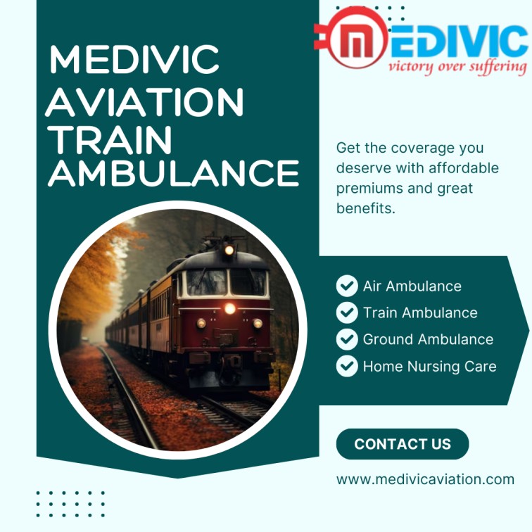 Medivic Aviation Train Ambulance Services in Dibrugarh