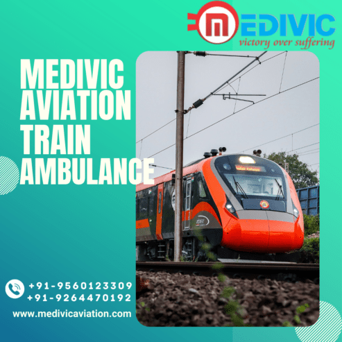 Medivic Aviation Train Ambulance Service in Lucknow
