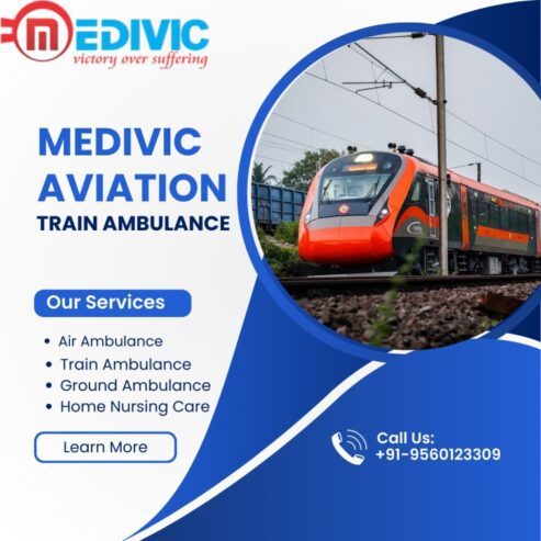 Medivic Aviation Train Ambulance Service in Ranchi