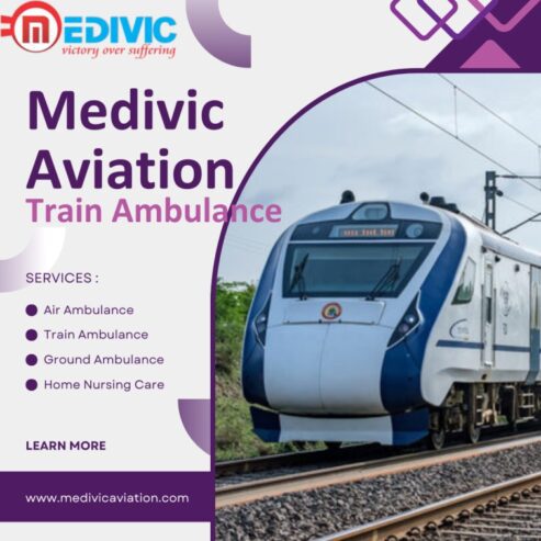 Medivic Aviation Train Ambulance Service in Lucknow