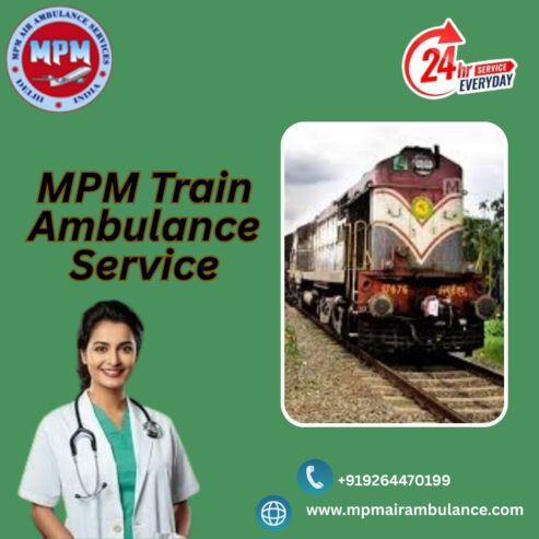 Book MPM Train Ambulance Service in Chennai