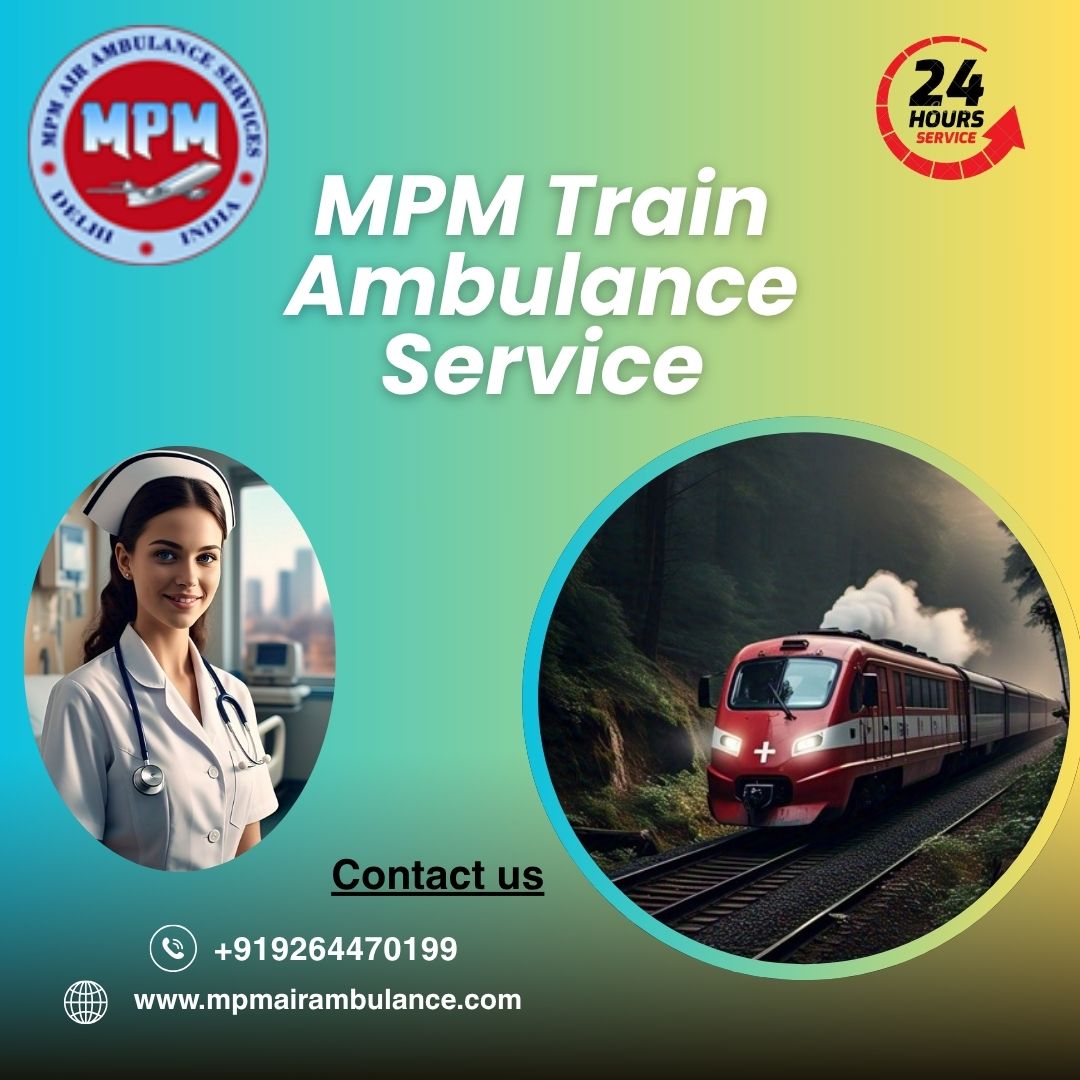 Book MPM Train Ambulance Service in Raipur