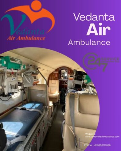 Vedanta Air Ambulance Service in Hyderabad