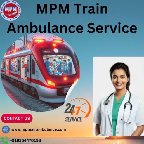 MPM Emergency Train Ambulance in Varanasi – Schedules Timely Transfer