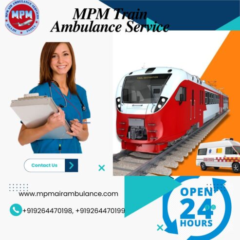 Book MPM Train Ambulance Service in Guwahati