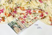 3 Pcs woman’s Unstitched digital print linen suit