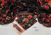 3 Pcs woman’s Unstitched digital print linen suit