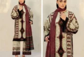 3 Pcs Viscose Printed Suit – Digital Print | Free Delivery