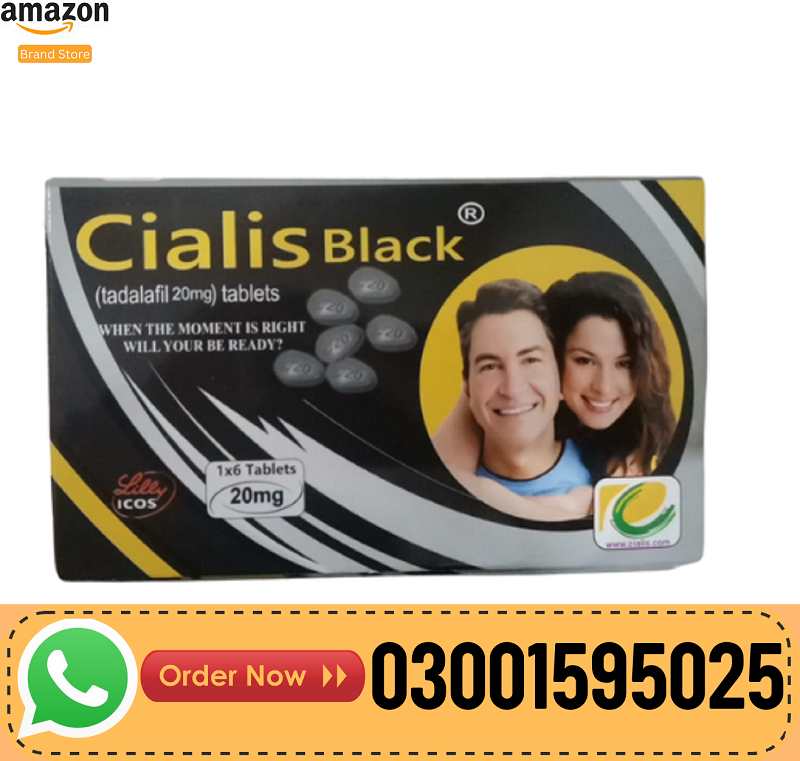 Cialis Black (Tadalafil) 6’s Tablets Price in Sukkur=03001595025