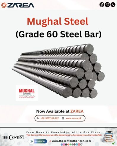 Mughal Steel (Grade 60 Steel Bar) | ZAREA |