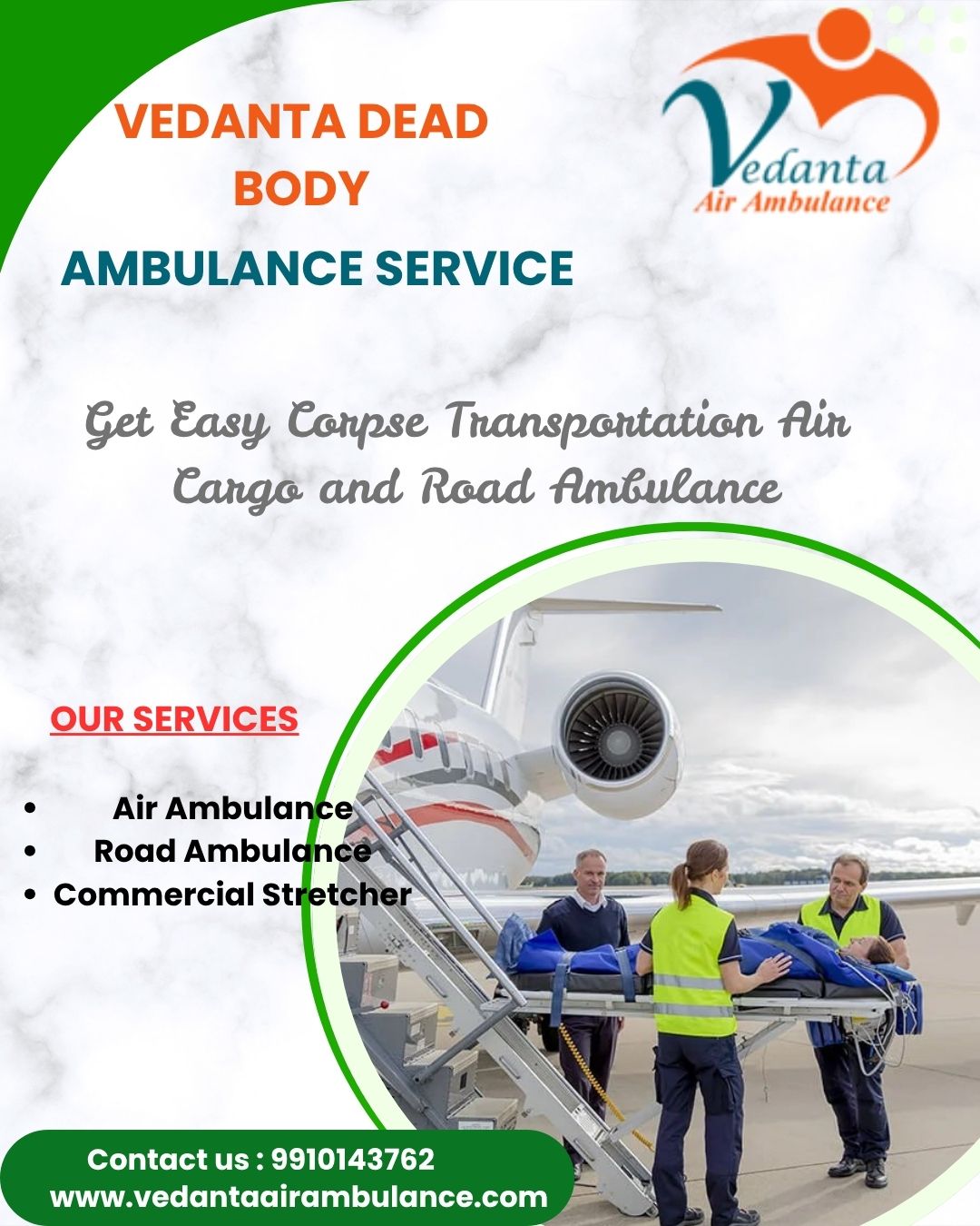 Vedanta Dead Body Transportation Service in Chennai – 24/7 Body Transp