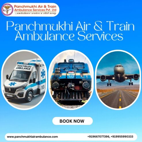 Panchmukhi Train Ambulance in Guwahati works without repeated requests