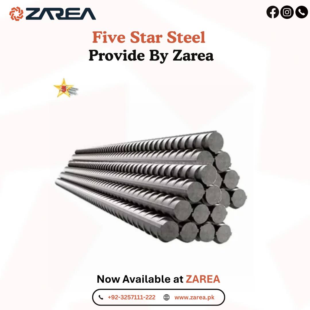 Five Star Steel (Grade 60 Steel Bar ) Available at | ZAREA |