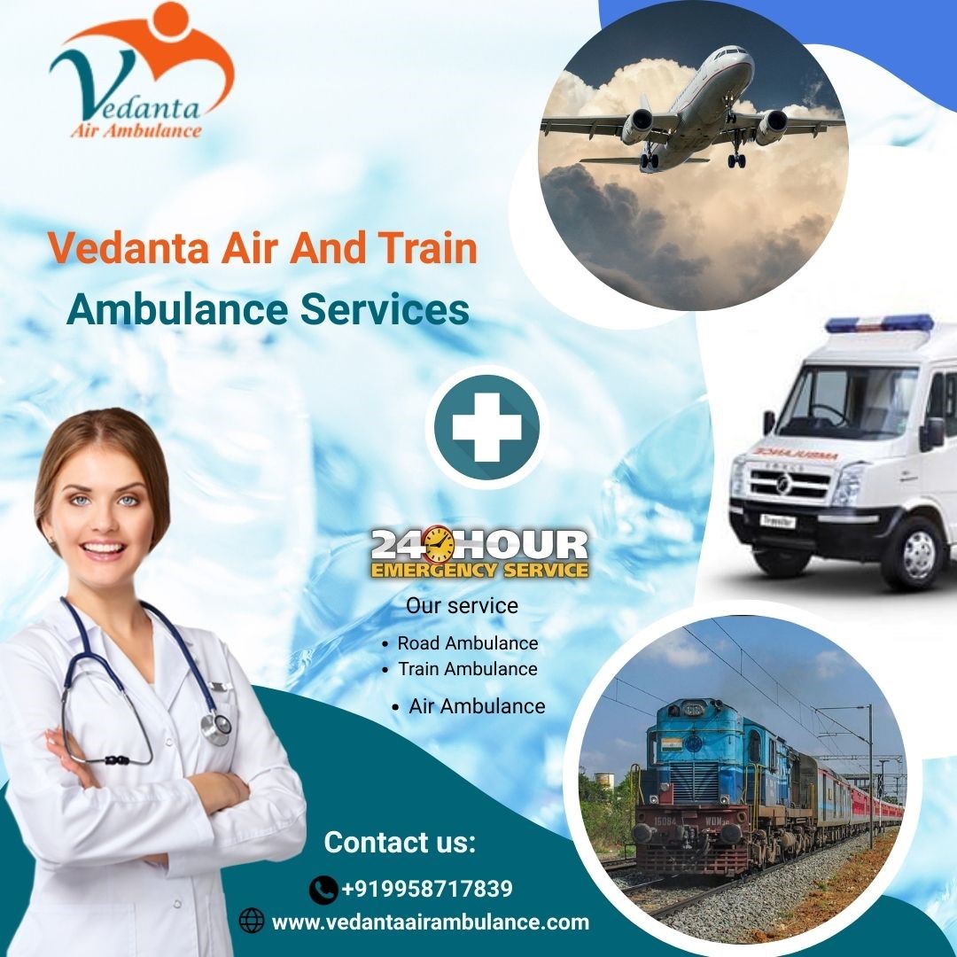 Vedanta Train Ambulance in Patna – Best Services for Patient Care