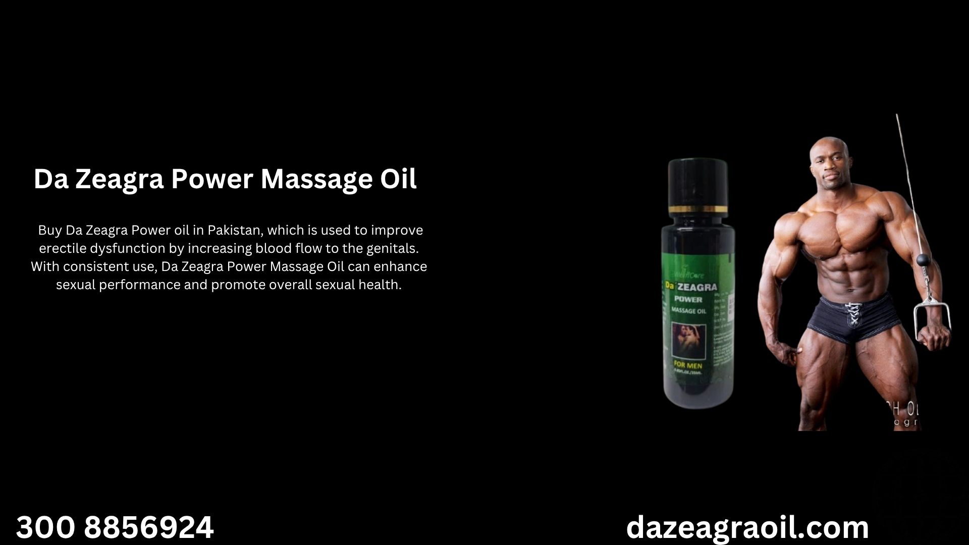 Da Zeagra Power Massage Oil In Pakistan | 25ml Best Price Offer