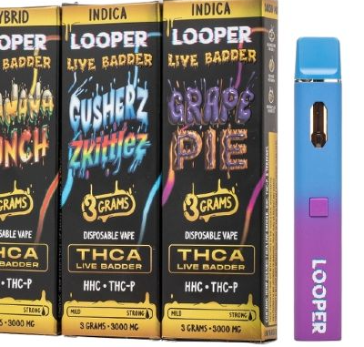 THC Looper Live Badder Disposable 3g In Karachi