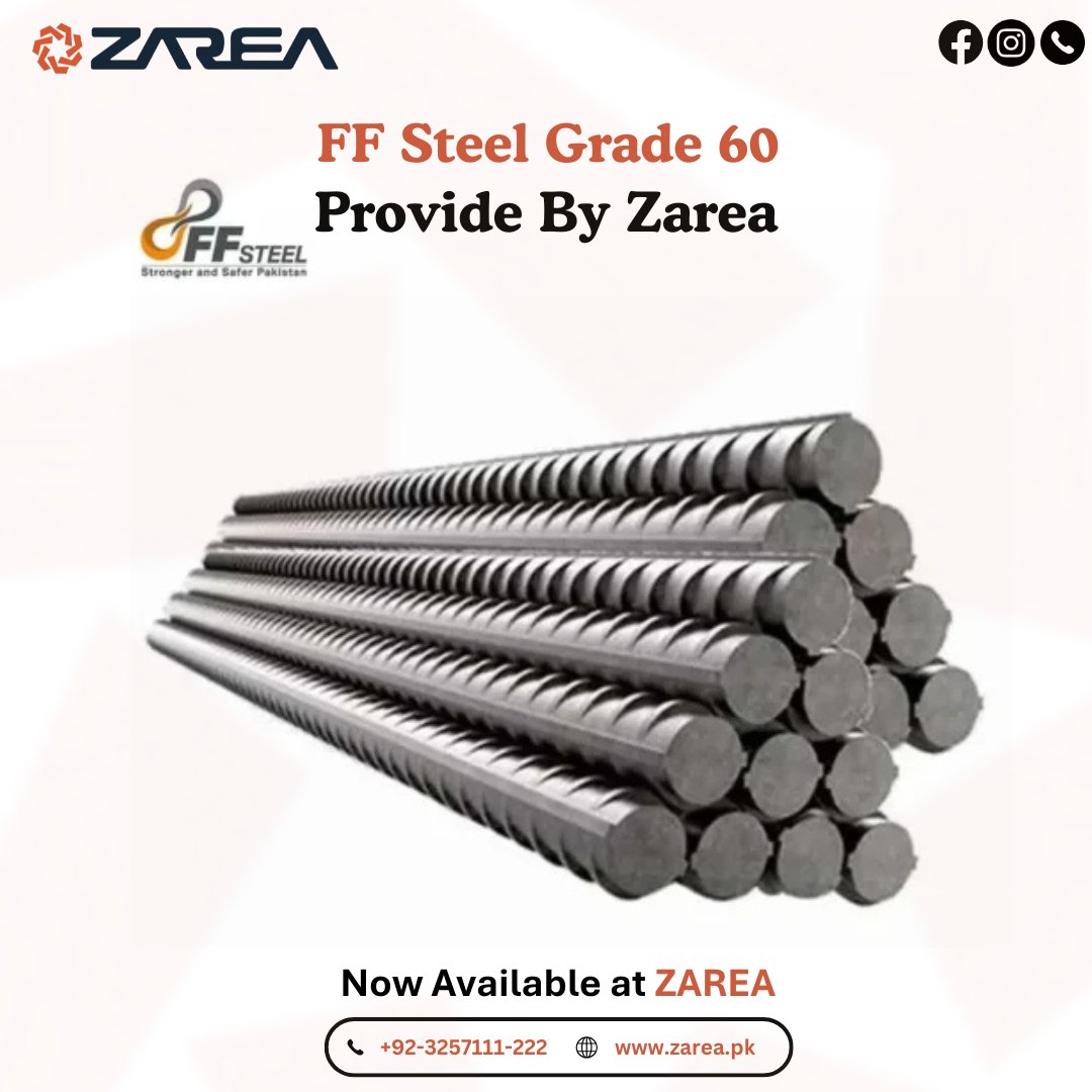 FF Steel (Grade 60 Steel Bar) Available at | ZAREA \