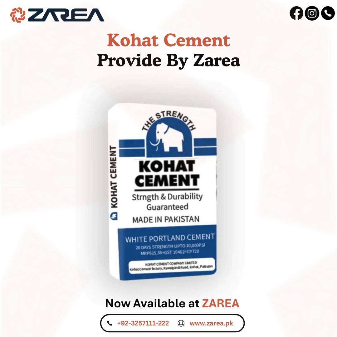 Kohat Cement (White) | Available at | ZAREA |