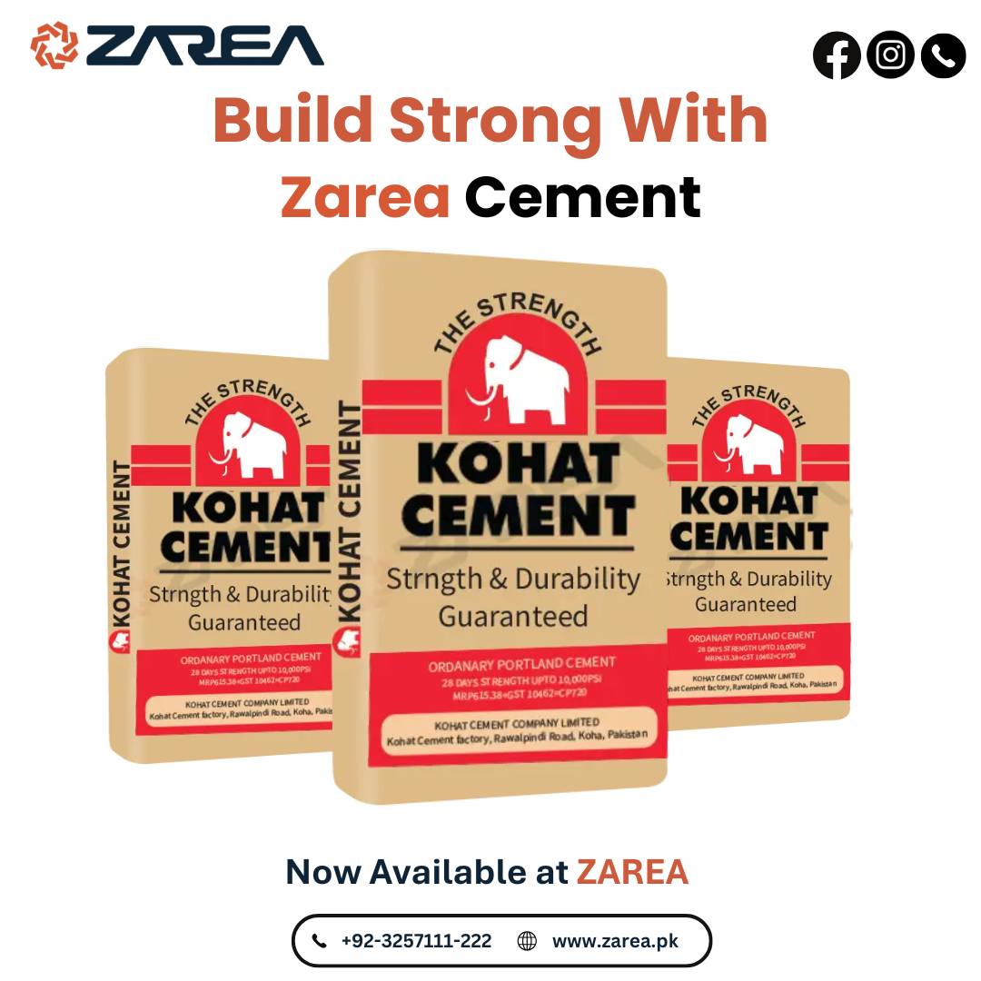 Kohat Cement (OPC) Available || ZAREA Ltd ||