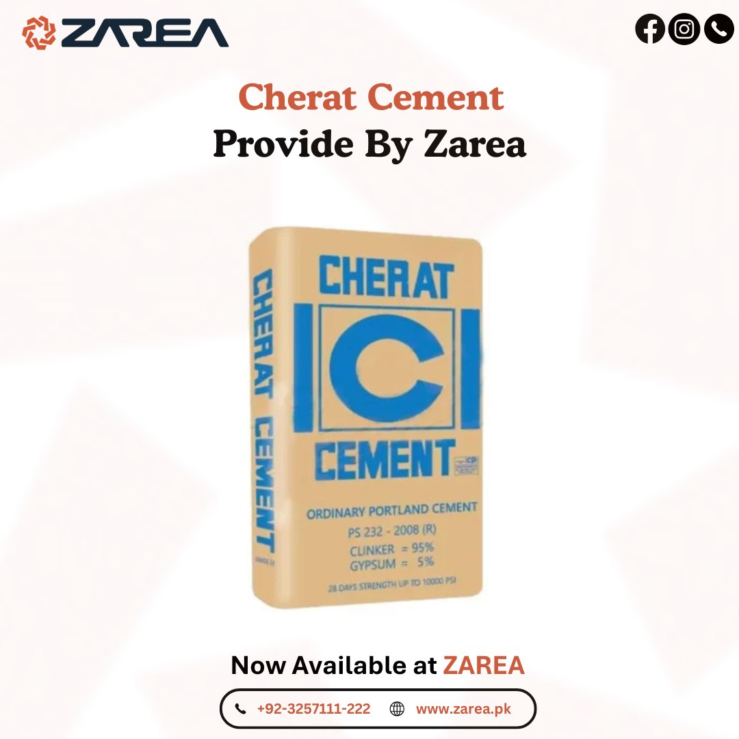 Cherat Cement (OPC) Buy Online on Zarea