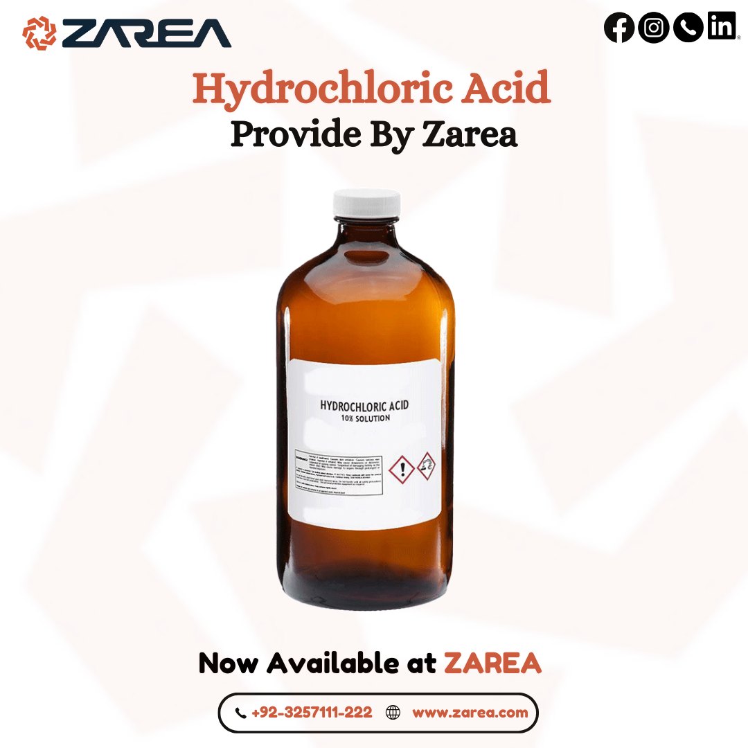 Hydrochloric Acid Buy Online on Zarea Limited